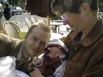 Unter den Linden mit Papa und Mama