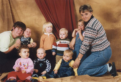 Tab mit der Kindergartengruppe